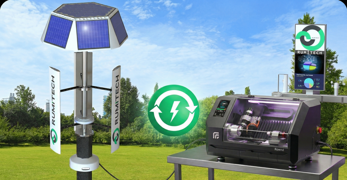 Sürdürülebilir Enerji Girişimi RumiTech, Rownd CNC ile İlk Üretiminde Makine Maliyetini Nasıl Çıkardı?