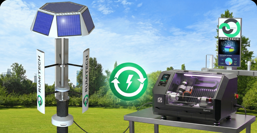 Sürdürülebilir Enerji Girişimi RumiTech, Rownd CNC ile İlk Üretiminde Makine Maliyetini Nasıl Çıkardı?