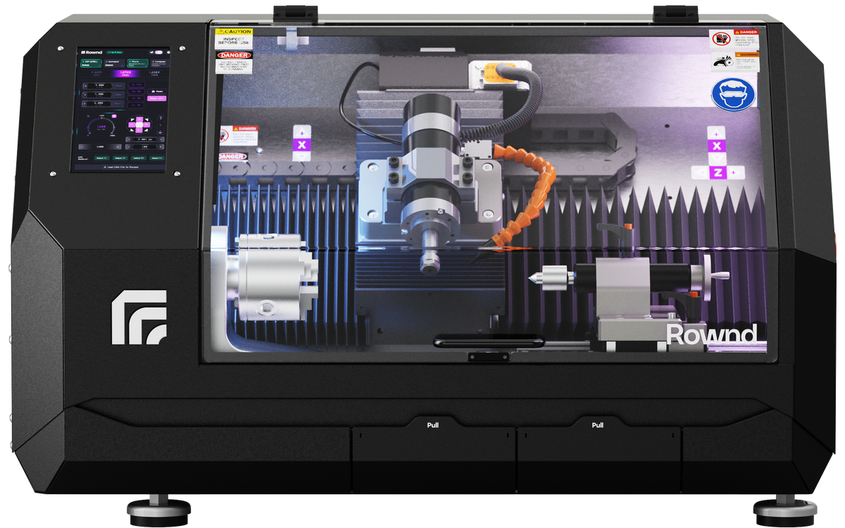 Rownd CNC Lathe Header
