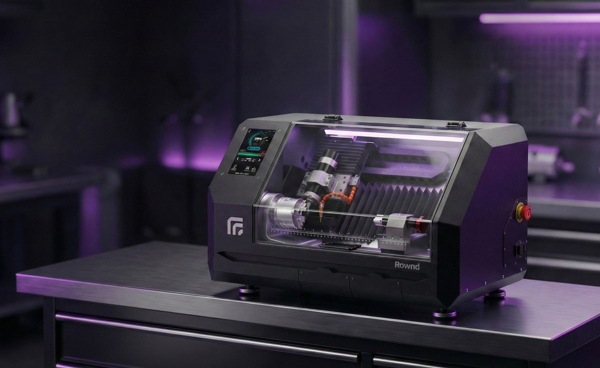 Rownd Desktop CNC Lathe Standart Package – Rownd Precision