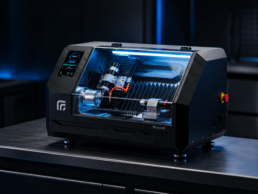 Rownd Desktop CNC Lathe | Machining for Everybody – Rownd Precision