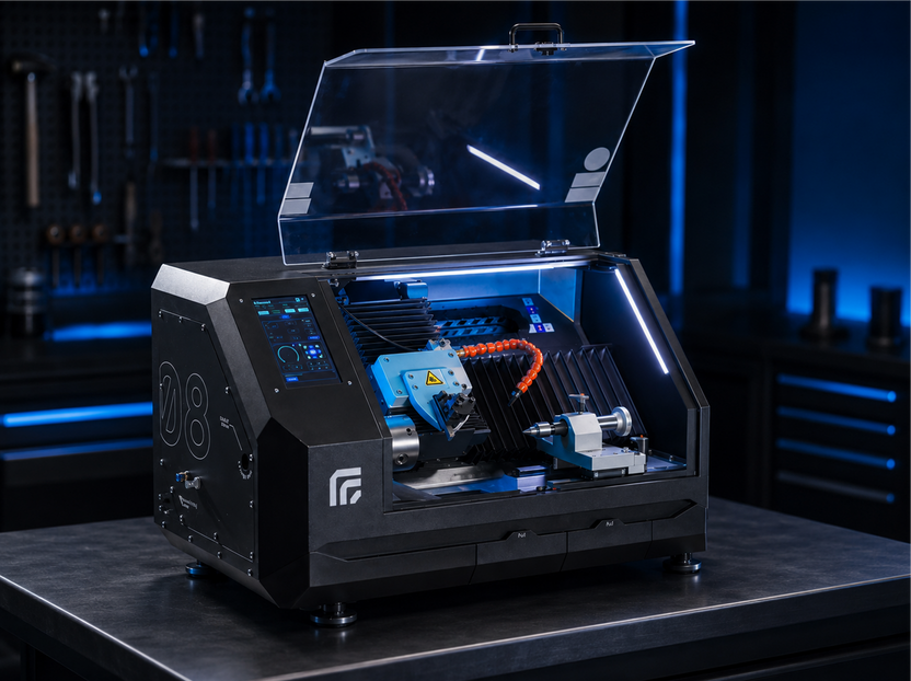 Rownd Desktop CNC Lathe | Machining for Everybody – Rownd Precision